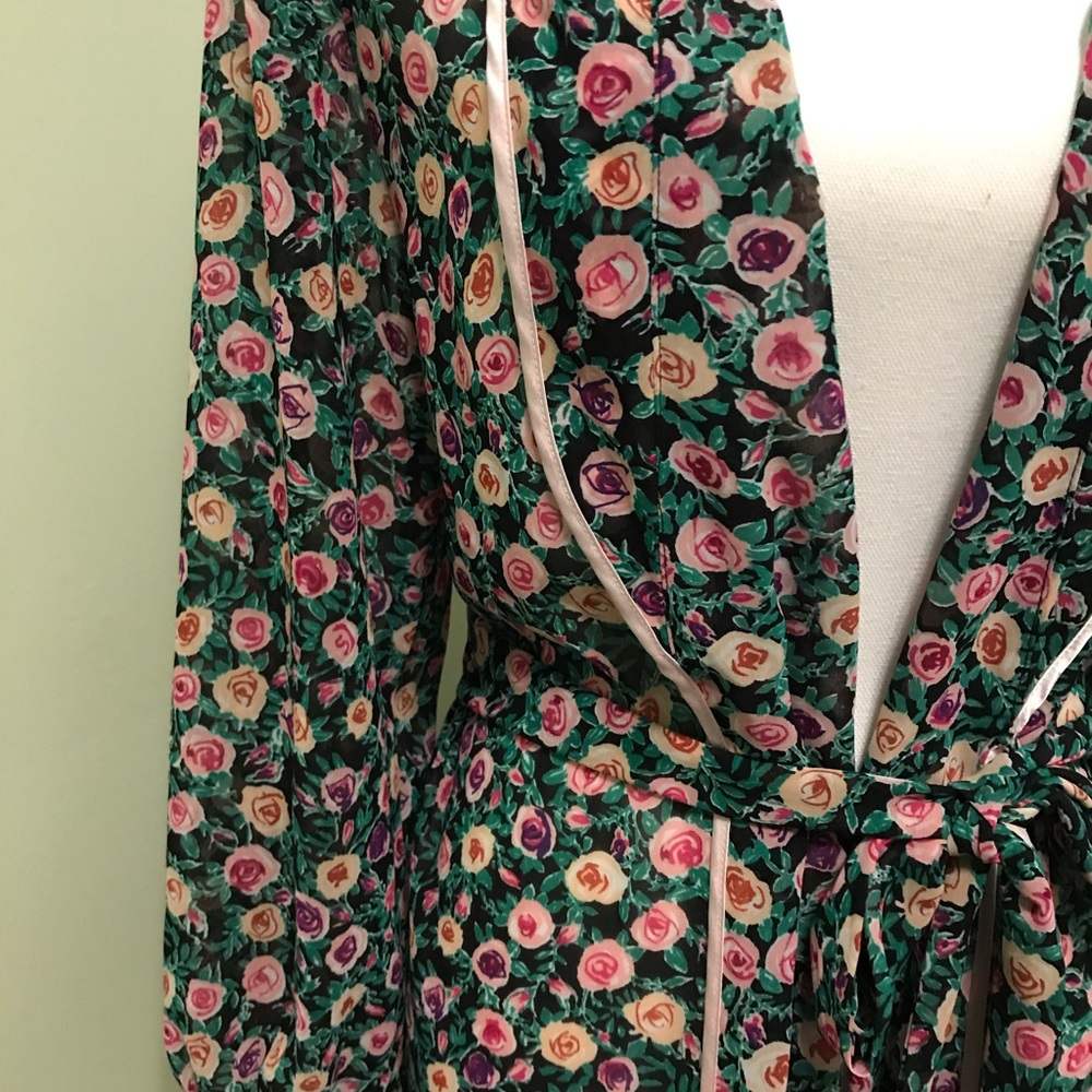 Sheer floral Prima Donna wrap cover up